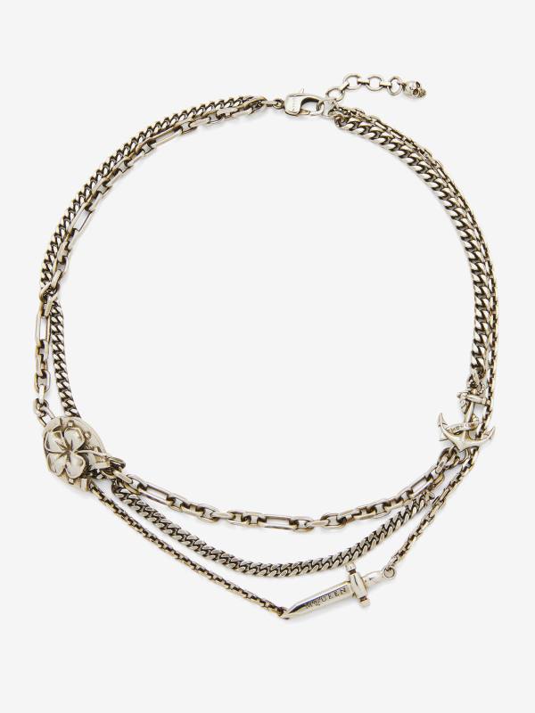 ALEXANDER MCQUEEN - Accumulation Necklace - Item 836735J161N1500